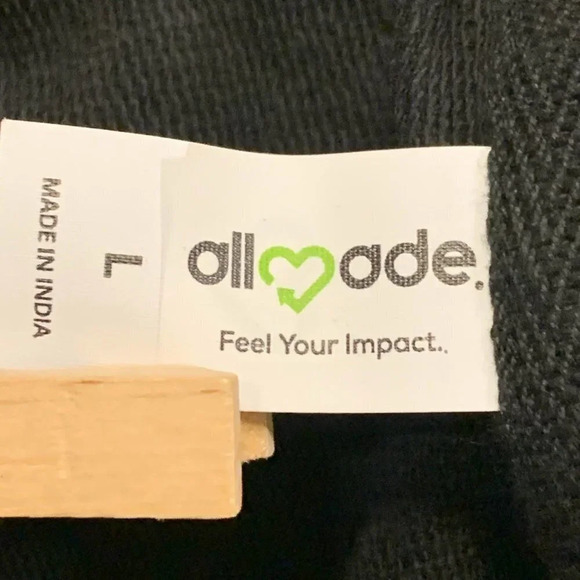 Happylucky Unisex Fear Less Love More Inclusive Cotton Pullover Hoodie Size L - Picture 8 of 12